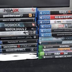 Xbox One And PS4 Games