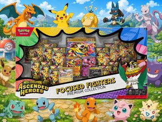 Pokémon Mega Evolution Ascended Heroes Focused Fighters Premium Collection