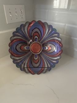 Hand Painted Cambridge Caprice Platter