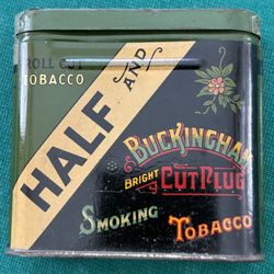 Vintage Half & Buckingham Tin