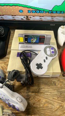 Súper Nintendo With Game Complete $120