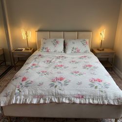 Queen Size Bed Frame + Medium-Firm Mattress