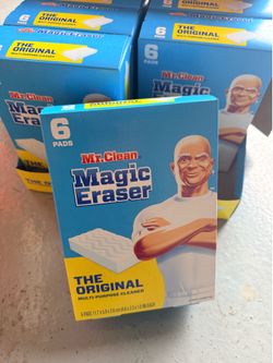 Mr. Clean Magic Eraser Sponge each box has 6 packs of 6 sponges. (36 sponges total)  Each box is a $36 value for $20!!!!!