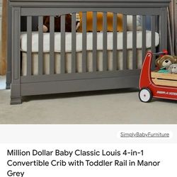 Crib/day bed and dresser