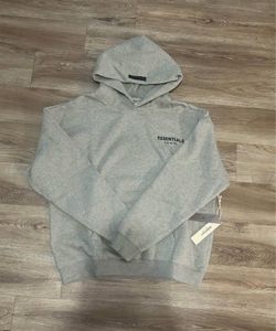 Dark oatmeal essentials hoodie size small