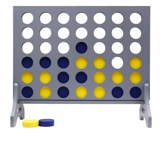 Giant Connect 4 BLUE AND YELLOW