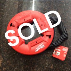 Milwakee 1/8” Steel Fish Tape 120’