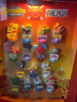 2026 sponge bob x one piece colan complete 15 toy set