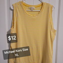 Michael Kors Sleeveless Top Size XL