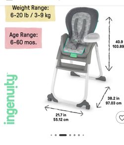 Girl feeding chair