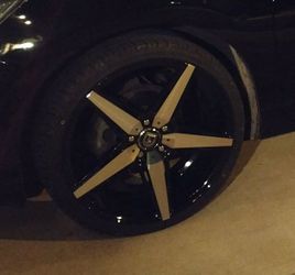 20 in black/ chrome $1000