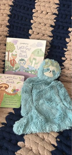 Slumberkins Sloth and book set