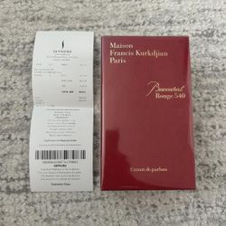 Baccarat Rouge 540 cologne