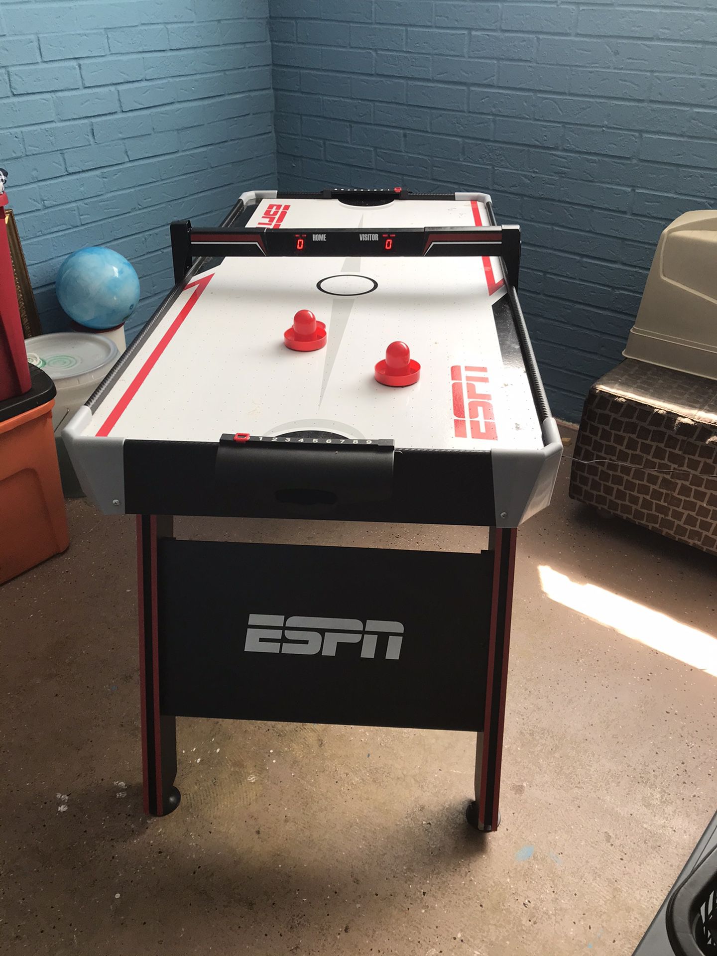 ESPN air hockey table