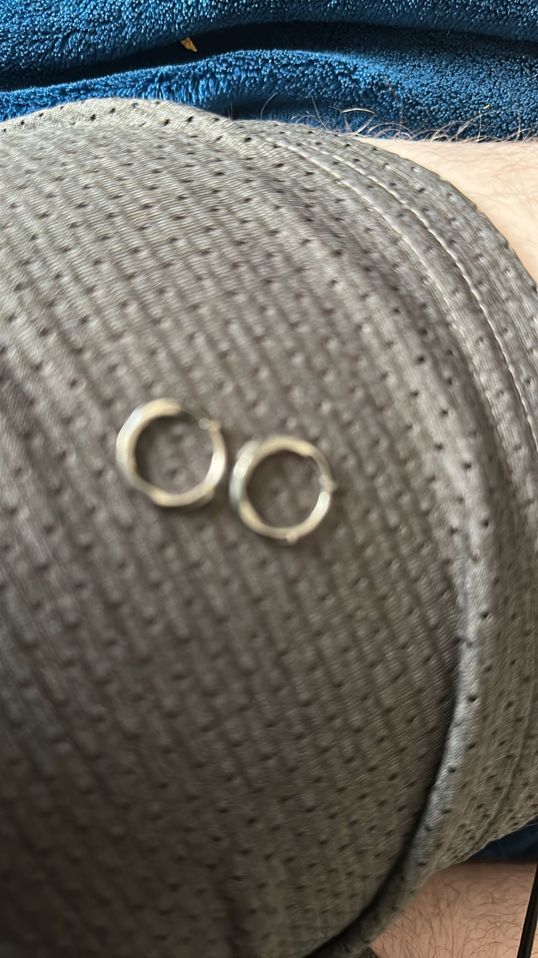 Mens Stirling Silver Ear Rings