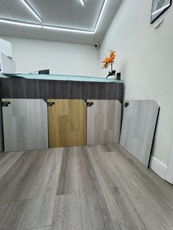 Wood-Look Vinyl Plank Flooring Samples