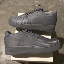 Size 10 / 12 US - Nike Air Force 1 Monotones Vol. 1 2013 Gray Carbon Fiber Never Worn