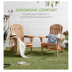 (2) New Adirondack Chairs