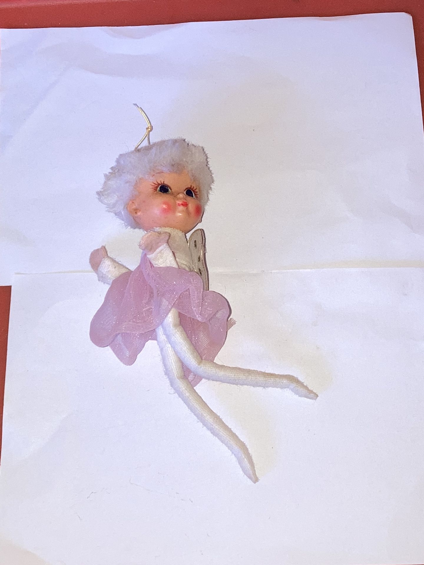 Antique Pixie Angel Christmas Ornament