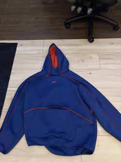 Nike Project F.R.O.G. Pullover Hoodie in Deep Night/Light Crimson