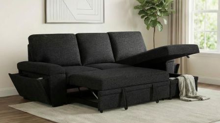 New Sleeper Sectional Sofa with USB Charging Station