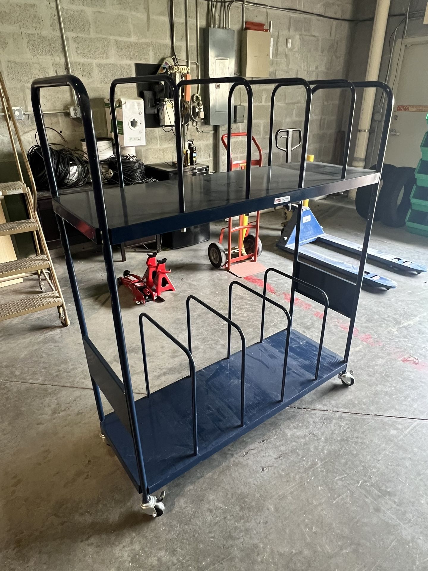 Used ULINE Steel Carton Organizer Stand (H-1188)