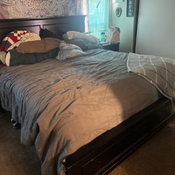 Cal King Mattress, Box Springs, And Frame