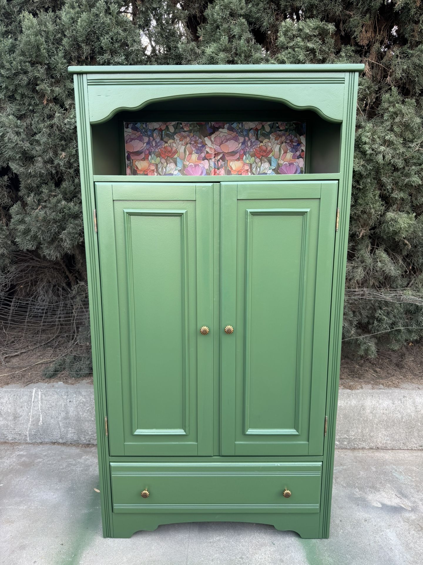 Green Armoire/Cabinet/Wardrobe