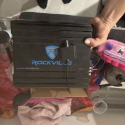 Rockville Subs, Amp, Crossover 