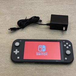 Gray Nintendo Switch Lite With Charger $119