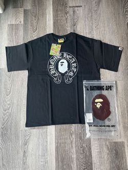 Bape x Chrome black tee