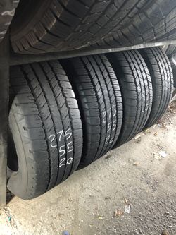 275/55/20 llantas usadas 275-55-20 used tires