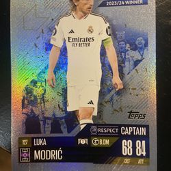 Topps Match Attax Champions League 24/25 No. 127 Luka Modric Winner