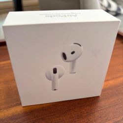 Authentic Apple - AirPods 4 with Active Noise Cancellation - White 