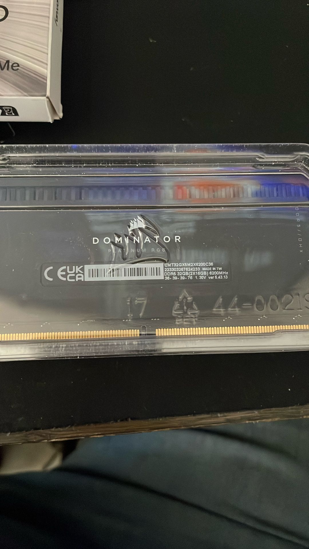 3 X 16GB Corsair Dominator RGB DDR5-6200 Mt/s