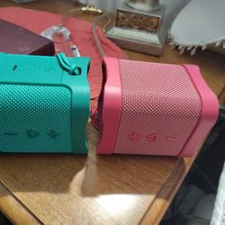 Pair Of Skullcandy Bluetooth Speakers 