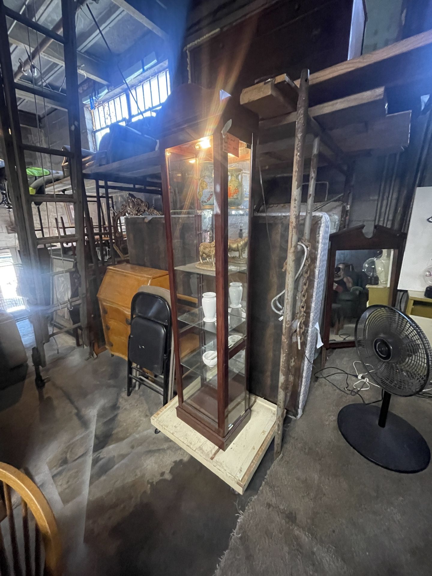 Illuminated Curio Cabinet