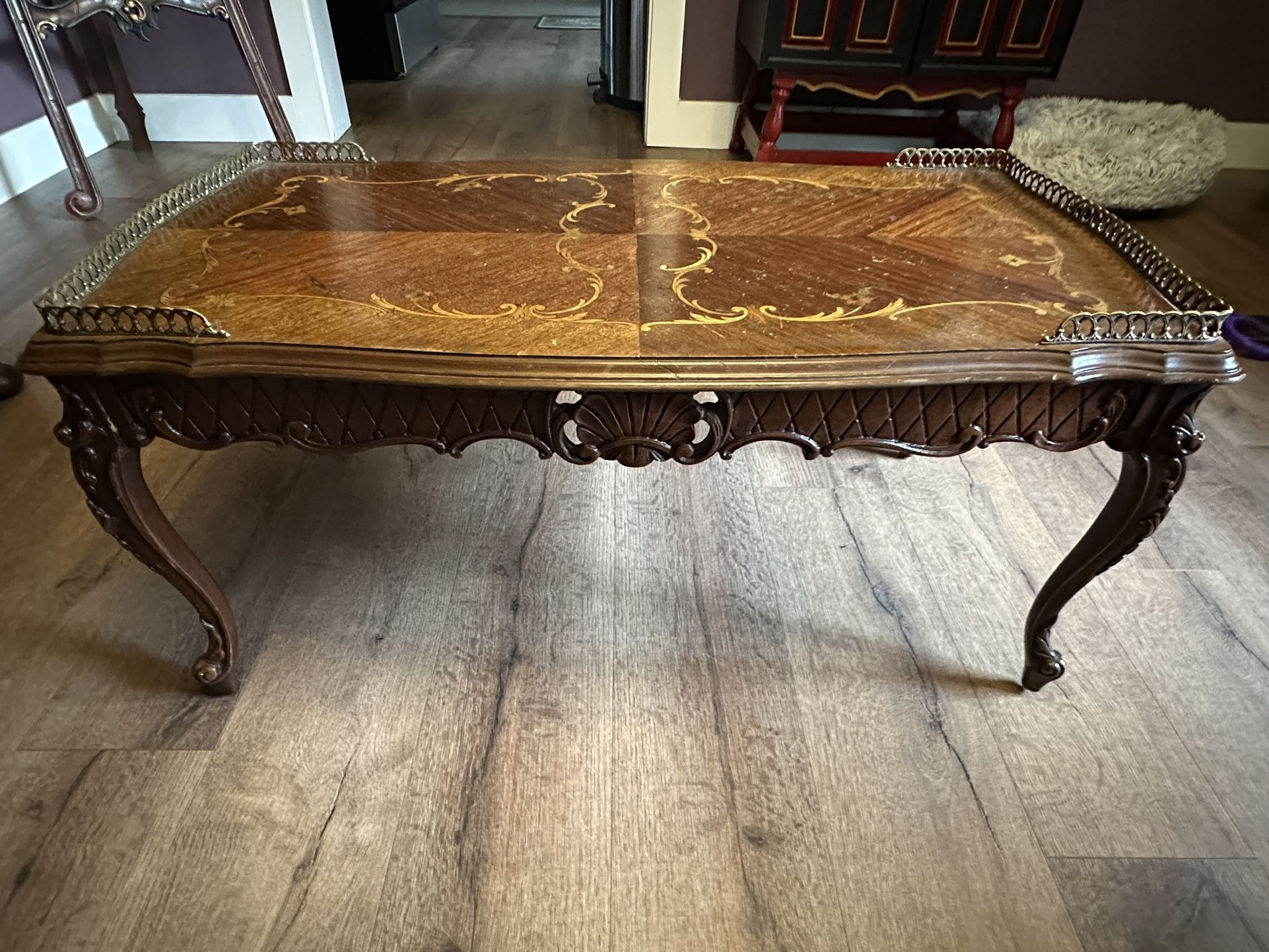 Antique Victorian Coffee Table