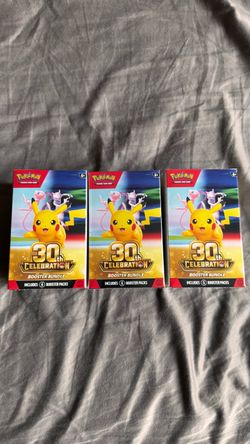 Pokemon 30th booster bundles