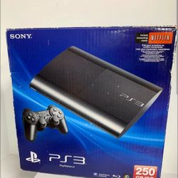 Playstation 3 Super Slim With The PS Eye