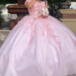 Pink Quinceñera Dress 