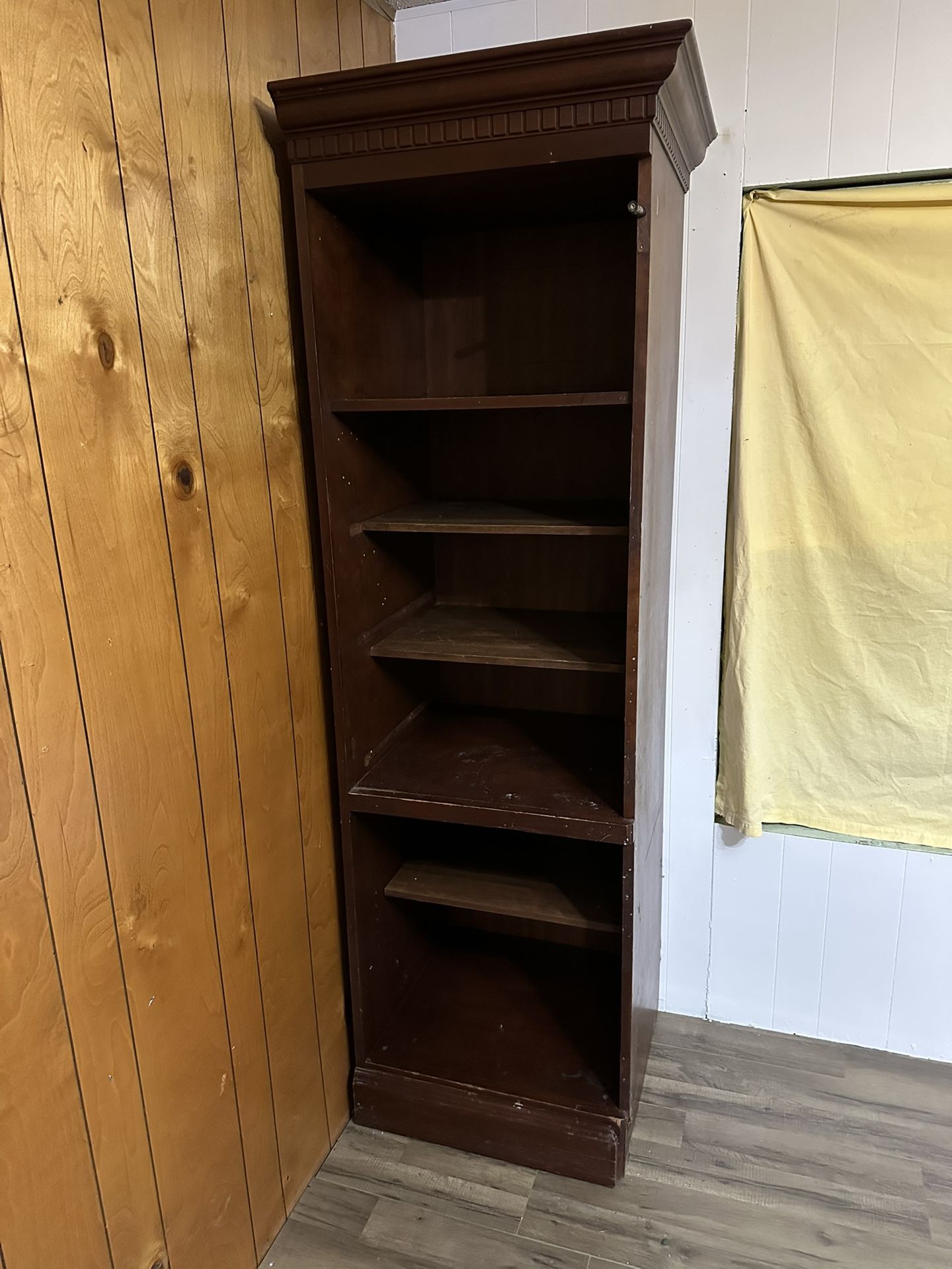 Solid Wood Corner Bookshelf