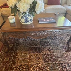Coffee Table With Matching End Table 