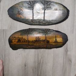 Painted Tree Slabs