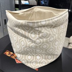 Cloth bag with handles great for blankets , cloth basket or misc