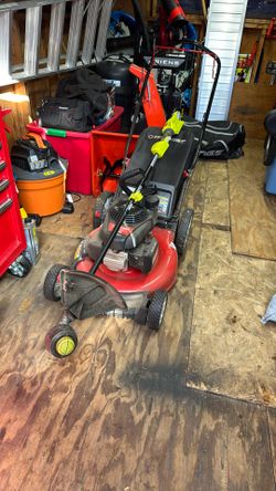 40v Ryobi Trimmer With Batteries 
