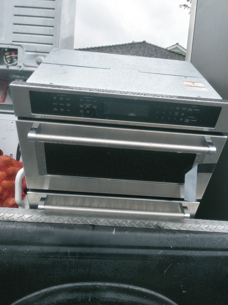 3 Different Items Kitchen aid Combo/Whirlpool Stove/Kenmore Stackable Washer And Dryer