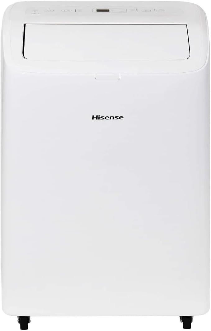 Hisense 8,000 BTU Portable Air Conditioner with Dual Hose & Inverter, 350 Sq Ft, Wi-Fi, ConnectLife App Google and Alexa, 3 operating modes, Noise 42