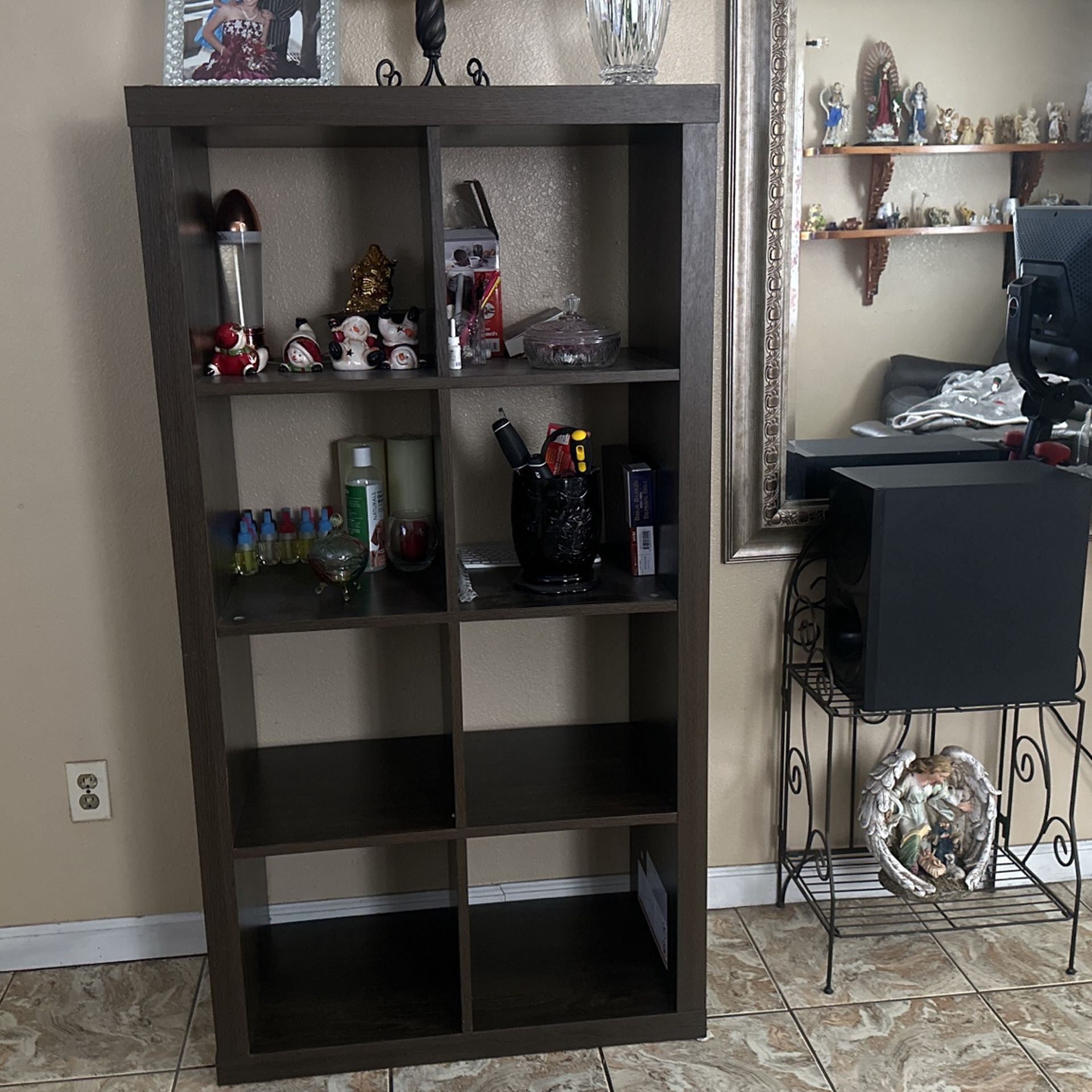 Black Walnut Wood Organizer Shelf