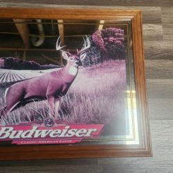  Budweiser Deer Mirror 